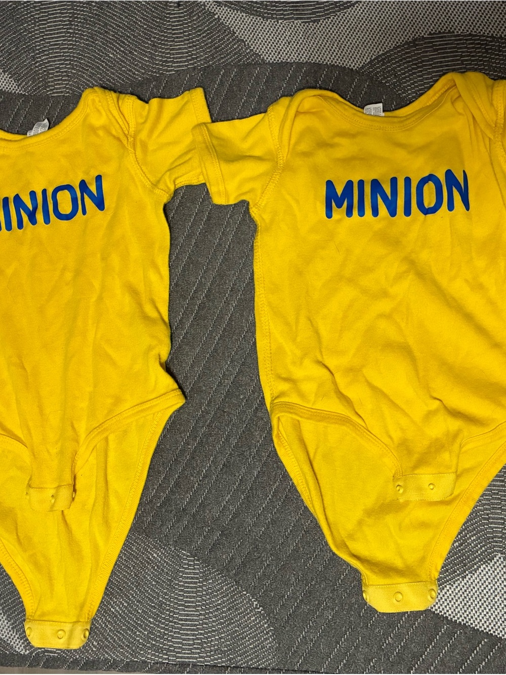 Gymboree Yellow Minion Graphic One-Piece Bodysuit